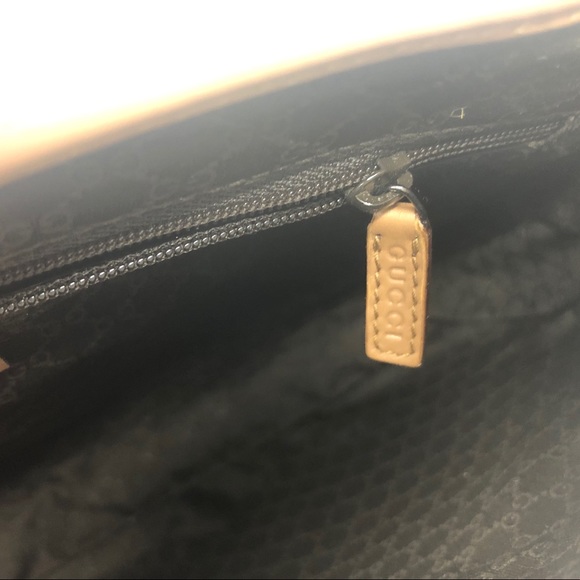 NWT VTG Gucci Jackie Bag - Tan Suede & Leather - Picture 10 of 12